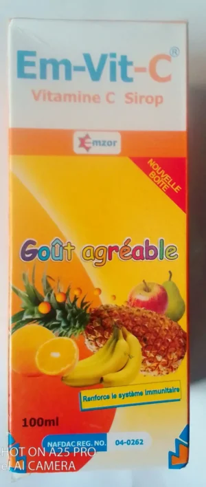 Em-vit-c 100ml Syrup (vitamin C)