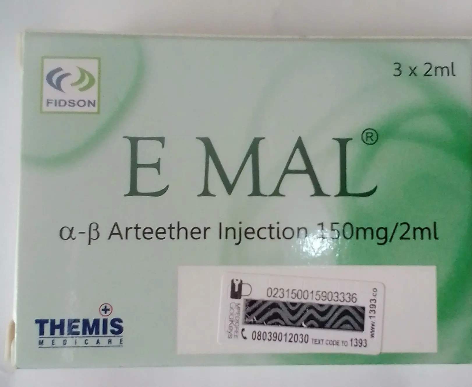 Emal 150mg Injection (α-β, Arteether)
