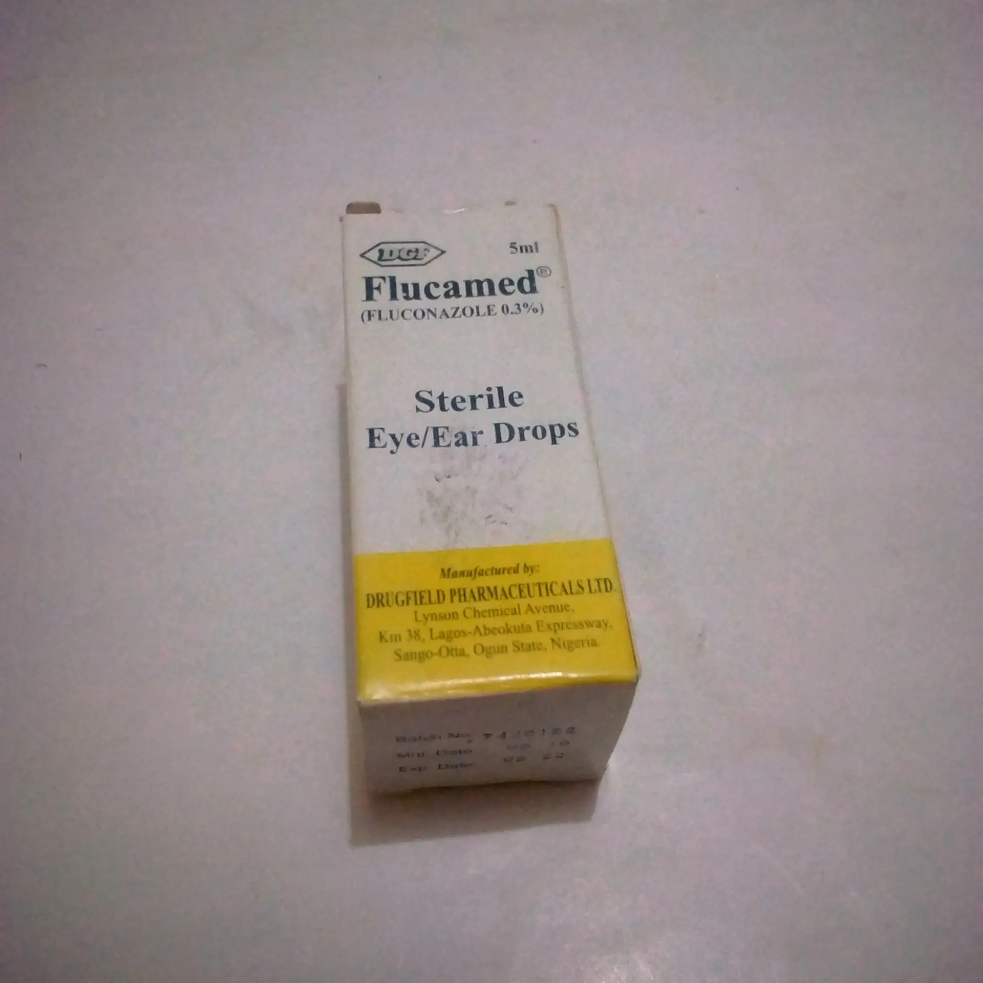 Flucamed (fluconazole 0.3%) Eyedrop 5ml