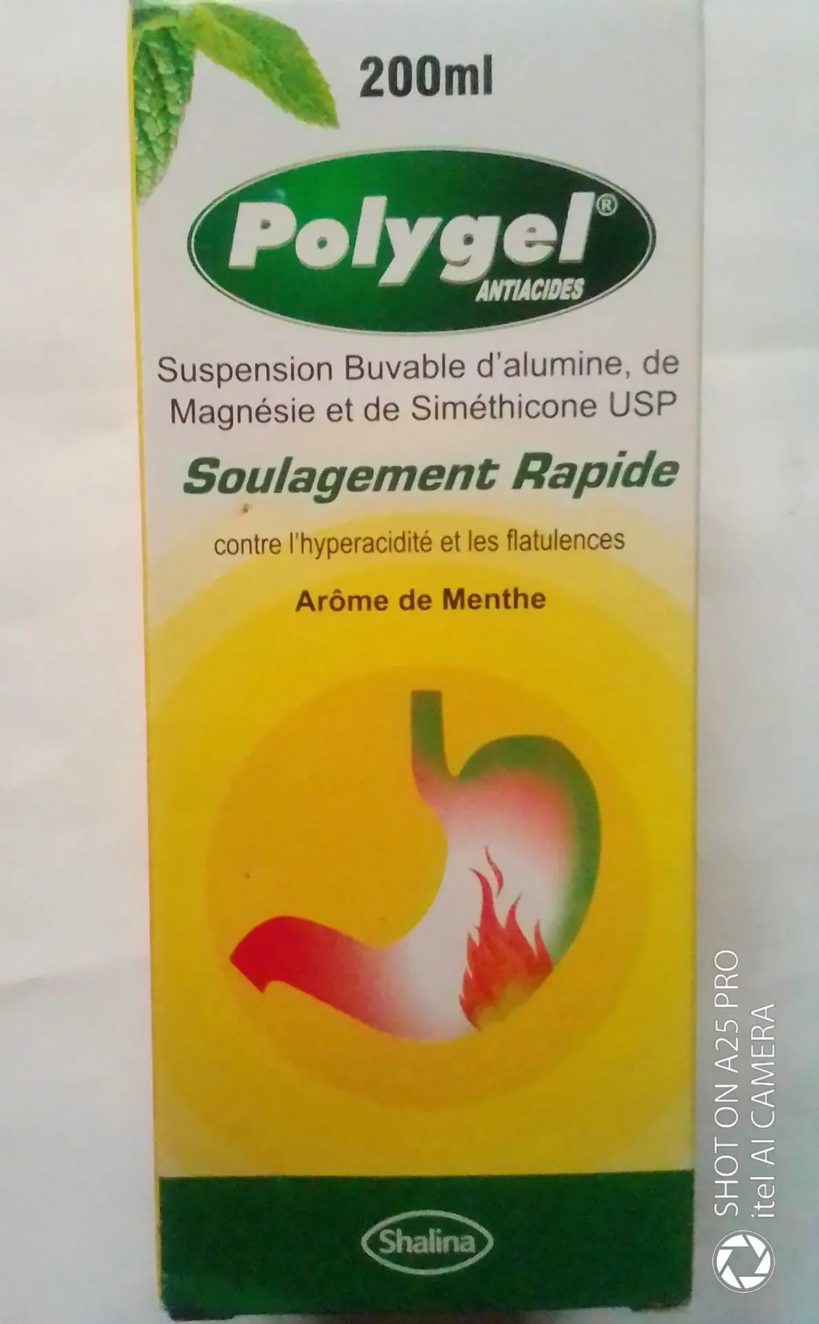 Polygel Antacid Suspension 200ml