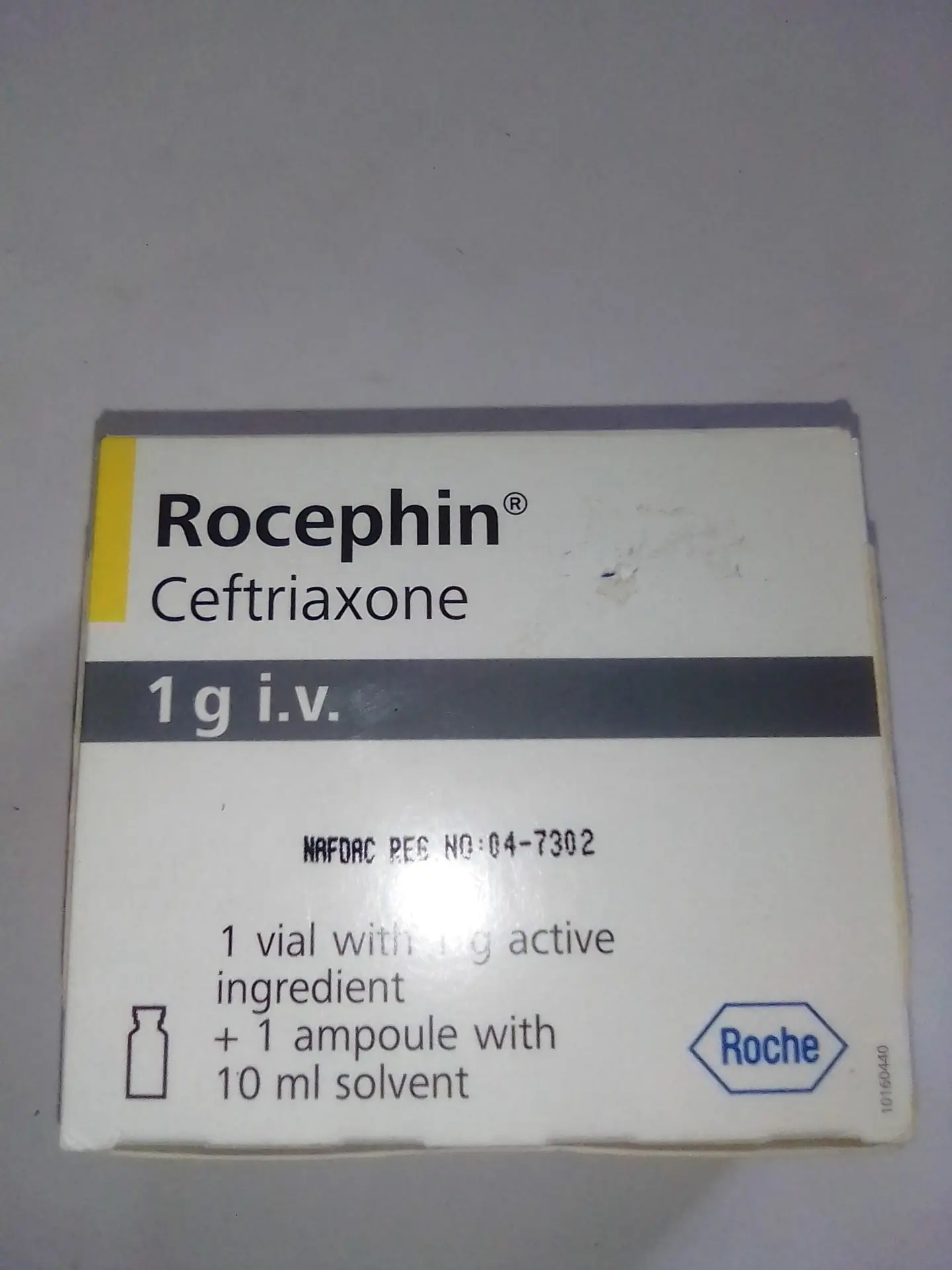Rocephin Ceftriaxone 1g Iv Injection