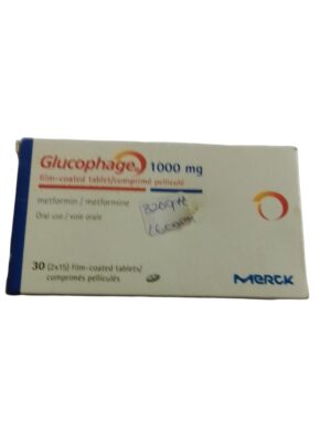 Glucophage 1000mg Tablet (metformin )