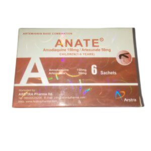 Anate Powder 1-6yrs (amodiaquine 150mg/artesunate 50mg)
