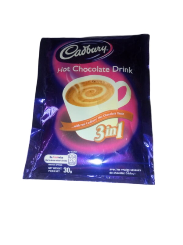 Hot chocolate drink 3 in 1 sachet30g