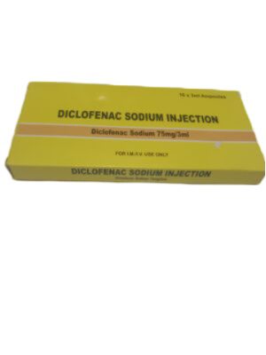 Diclofenac Sodium 75mg/3ml Injection