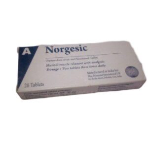 Norgesic Tablets (orphenadrine & Paracetamol)
