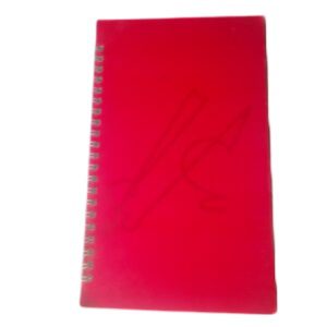 Red Spiral Note Book With Ring
